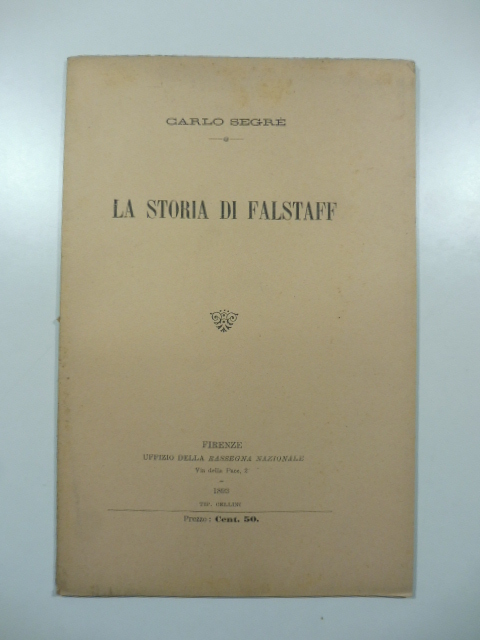 La storia di Falstaff